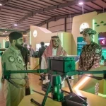 الأمن البيئي يستعرض لزوّار معرض الطيران العام 2025 طائرة دون طيار مزودةً بتقنيات الذكاء الاصطناعي 