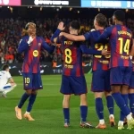 أولمو ويقود برشلونة لخطف الصدارة من الريال بثلاثية مُمتعة