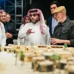 رئيس هيئة الترفيه يزور أستديوهات الحصن والقدية لمتابعة تحضيرات فيلم خالد بن الوليد