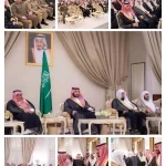 سمو ولي العهد يستقبل أصحاب السمو الأمراء والفضيلة العلماء والمعالي وجمعًا من المواطنين
