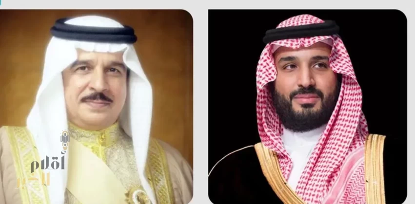 سمو ولي العهد يبعث برقية شكر لملك مملكة البحرين إثر مغادرته المنامة