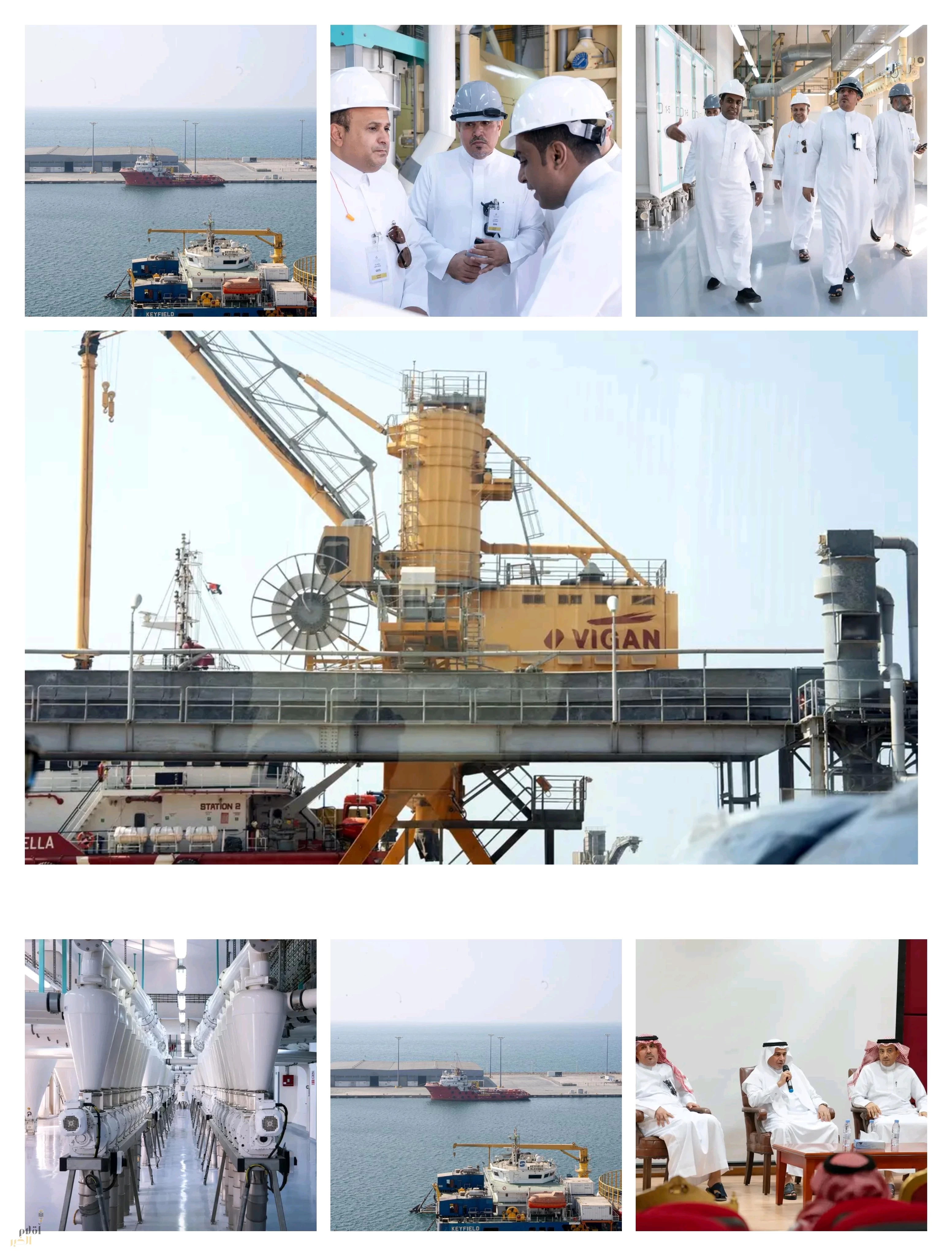 غرفة جازان تنظّم زيارة لميناء جازان للتعرف على الإمكانات اللوجستية ومنظومة التشغيل