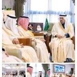 الأمير فيصل بن بندر بن عبدالعزيز يستقبل رئيس مجلس إدارة غرفة الرياض