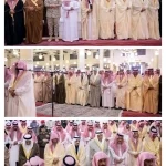 أمير منطقة الرياض يؤدي صلاة الميت على والدة صاحب السمو الملكي الأمير مشعل بن بدر بن سعود بن عبدالعزيز