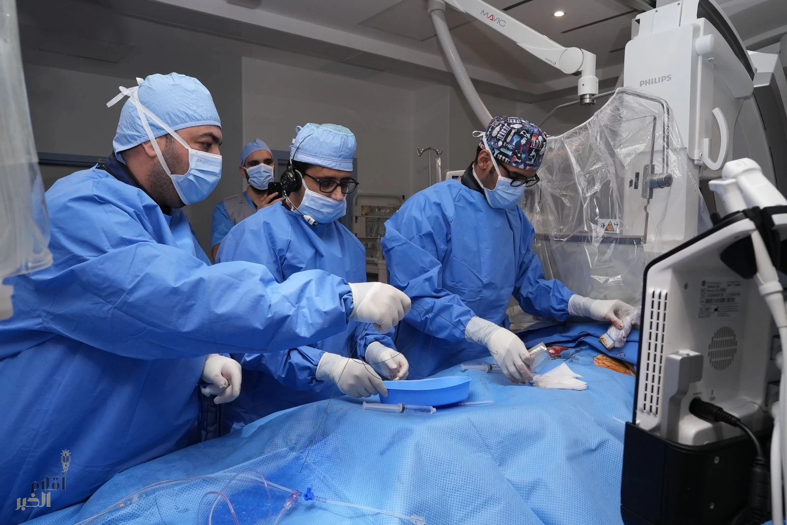 استبدال الصمام الأورطي دون تدخل جراحي ينقذ حياة مواطنة بمدينة الملك عبدالله الطبية