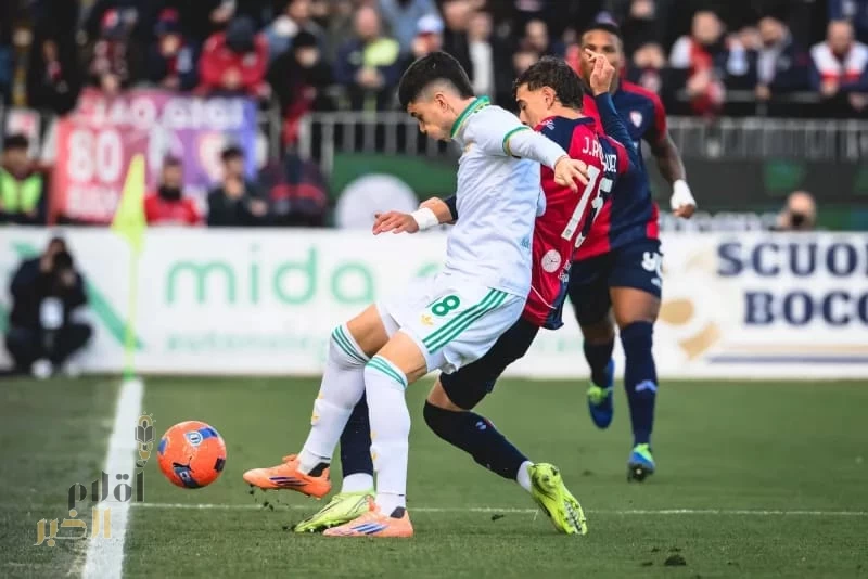 كالياري ينتصر على روما ويربك حساباته في سباق الصدارة