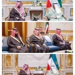سمو أمير دولة الكويت يستقبل سمو الأمير تركي بن محمد بن فهد