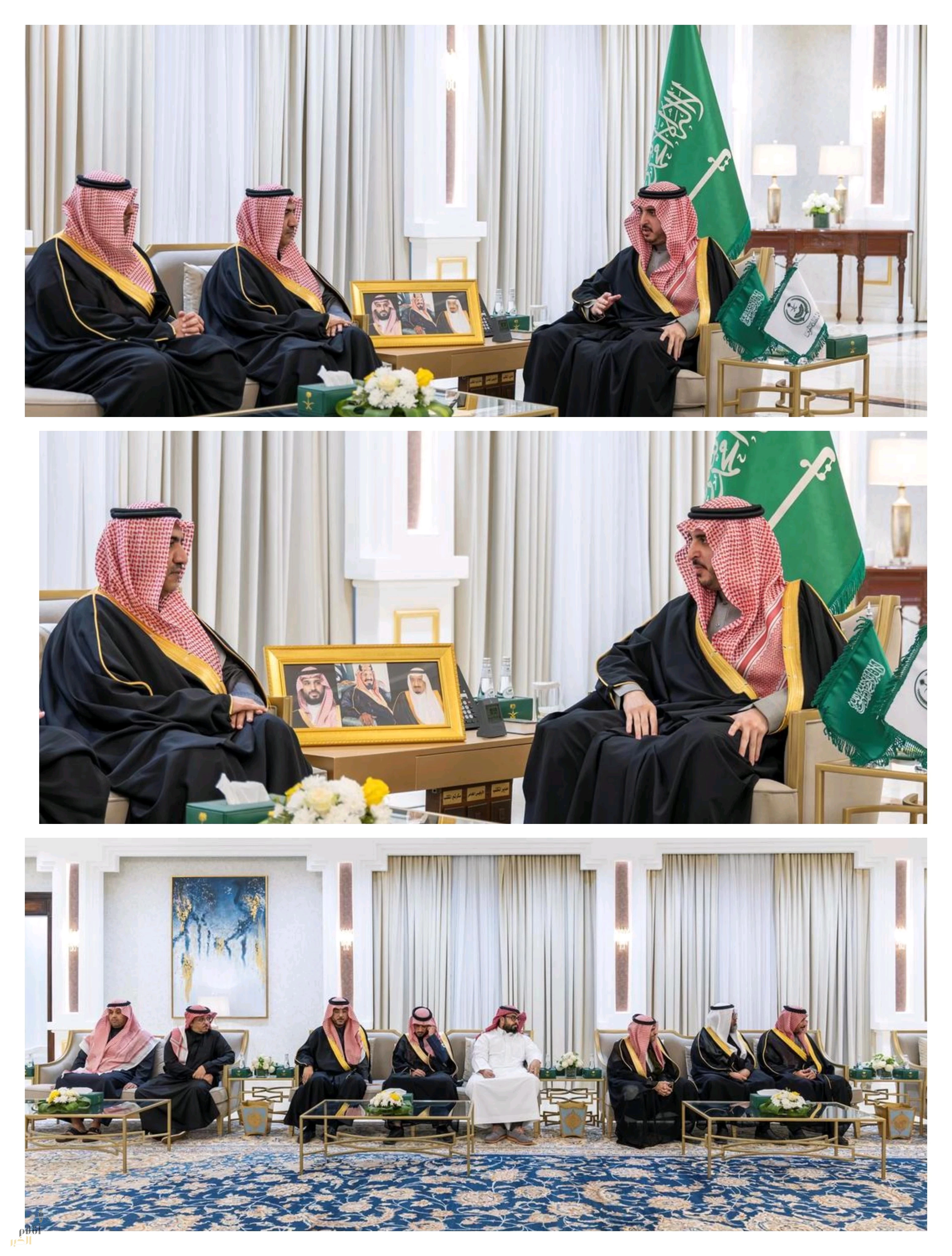 أمير منطقة الجوف يستقبل رئيس مجلس إدارة الهيئة السعودية للمقاولين