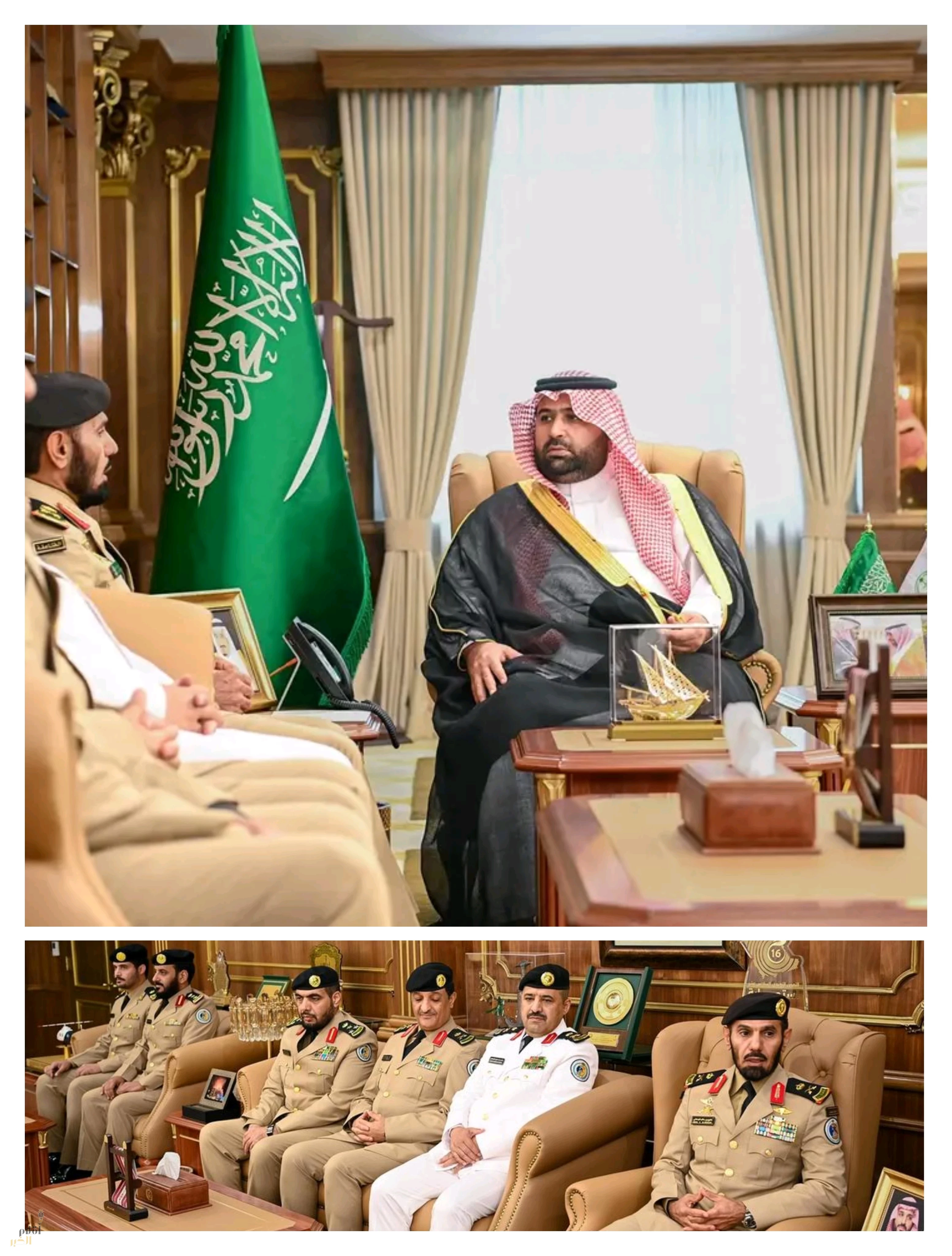 أمير جازان يستقبل مدير عام حرس الحدود