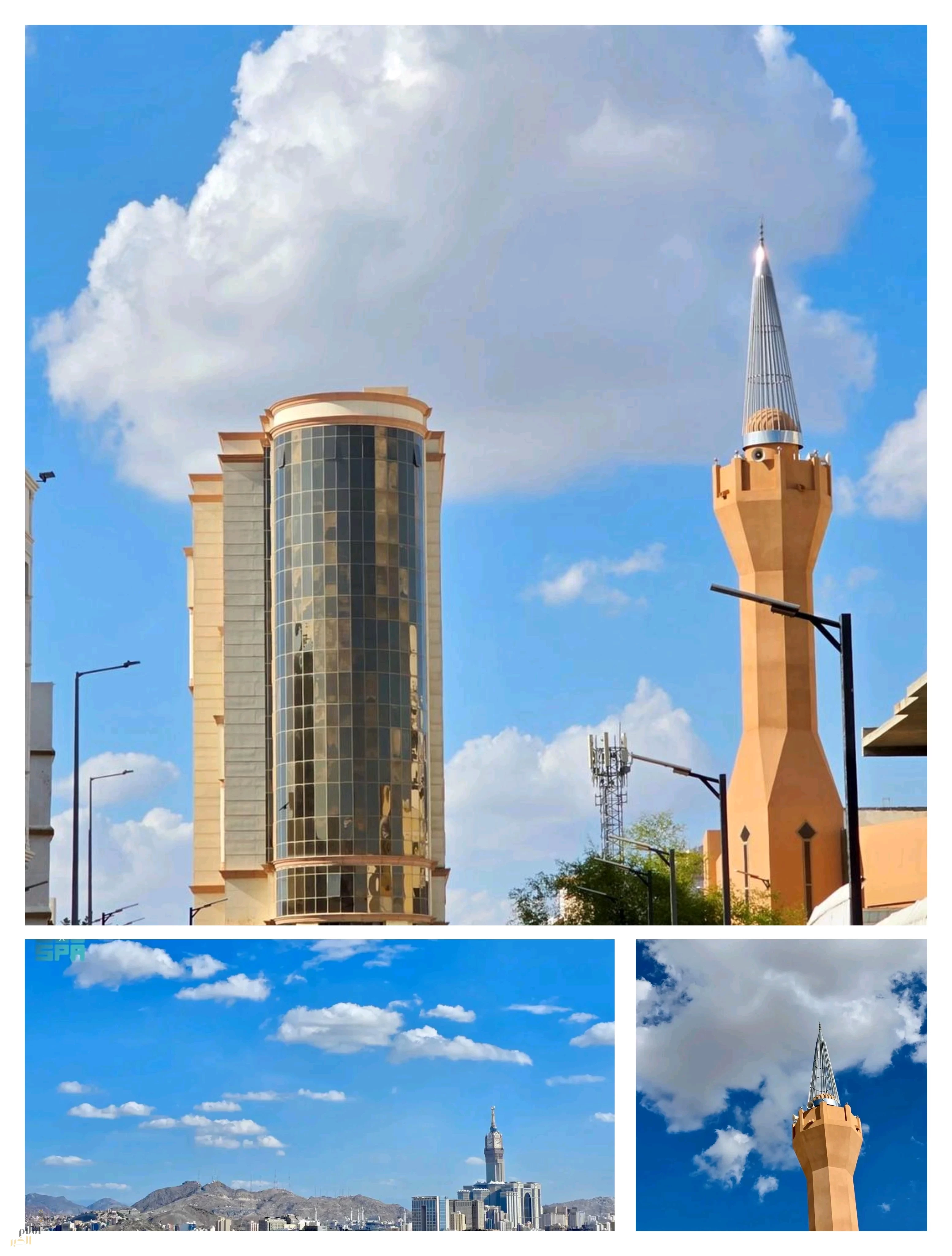 السحب الركامية تُزيّن سماء مكة المكرمة وتُضفي مشهدًا جماليًا فريدًا