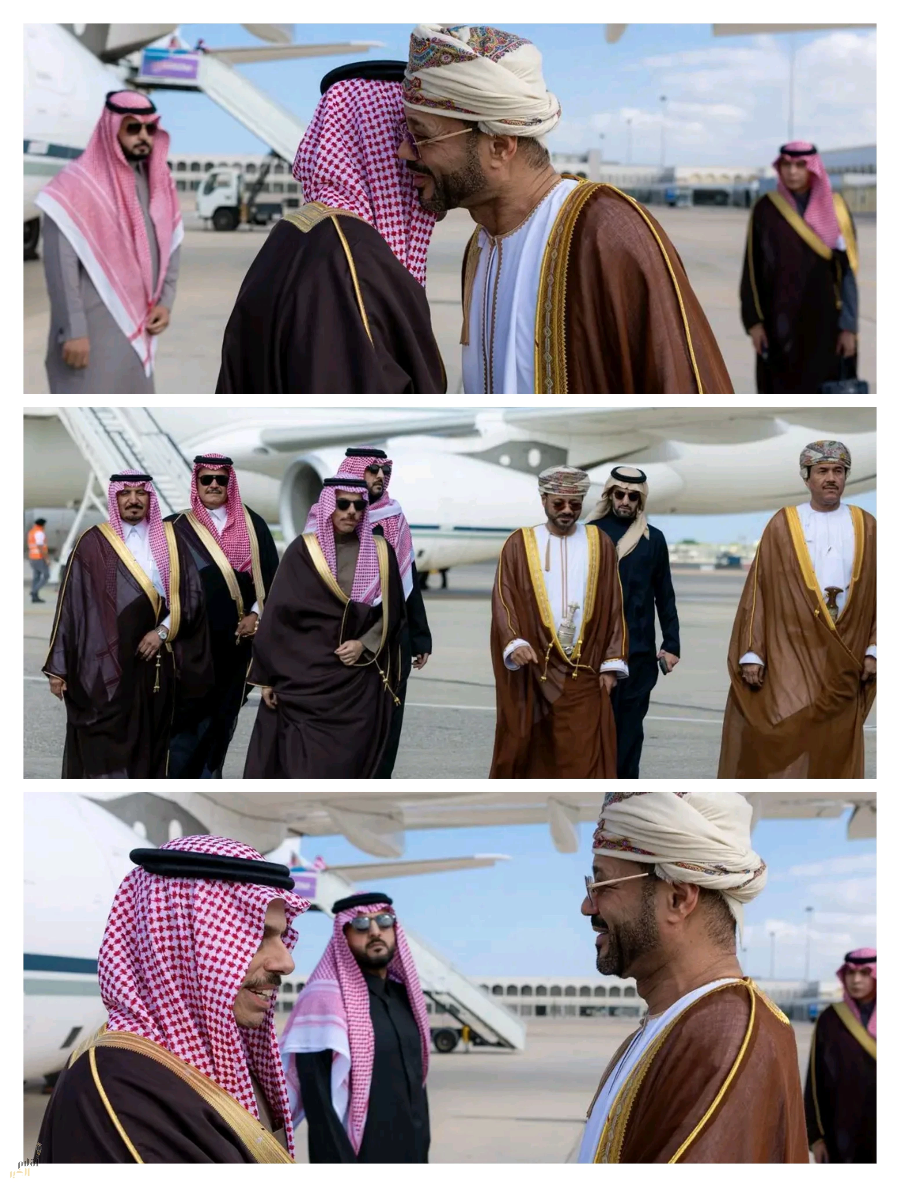 سمو وزير الخارجية يصل إلى مسقط