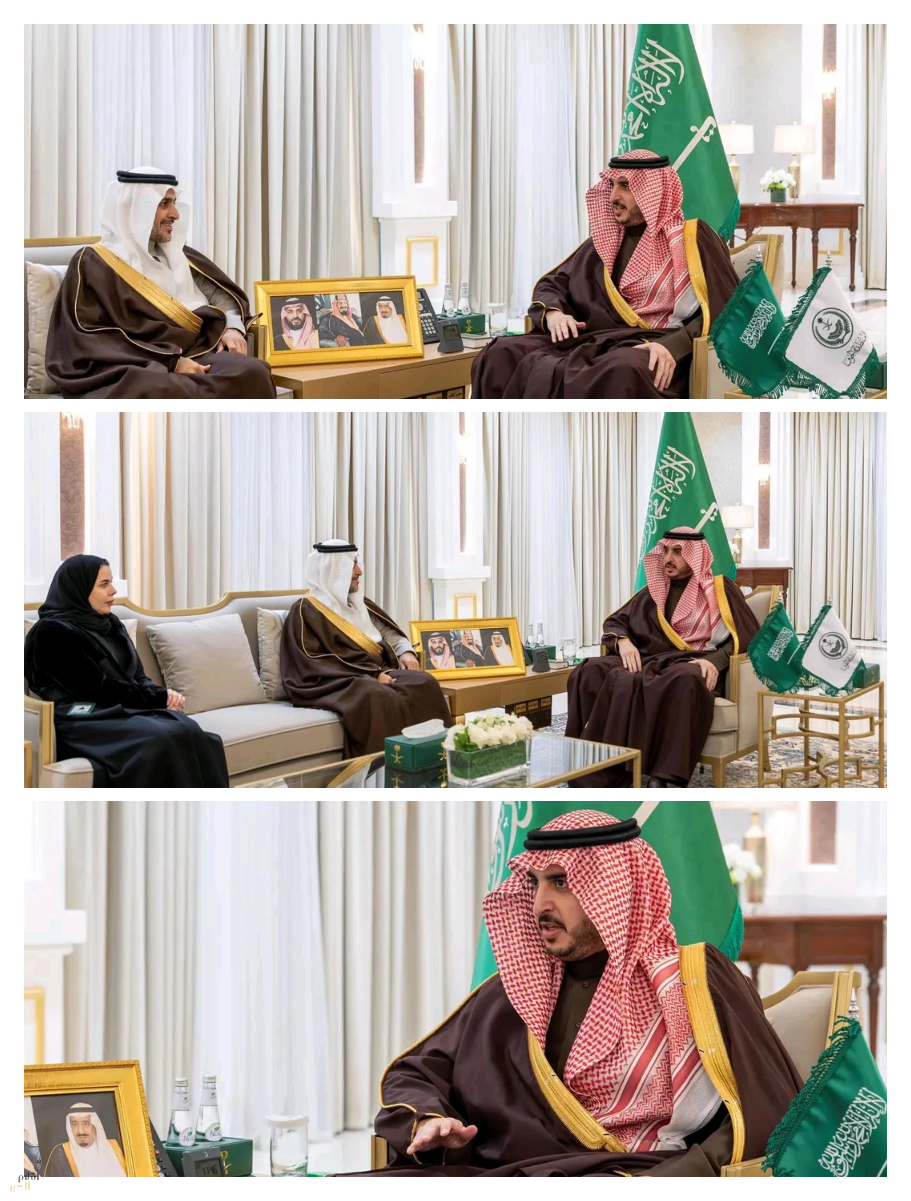 أمير منطقة الجوف يستقبل نائب وزير البيئة والمياه والزراعة