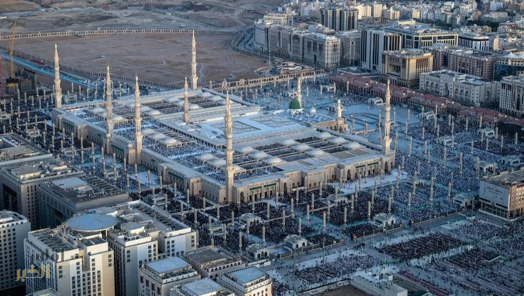 أكثر من 23 مليون مصلٍ في المسجد النبوي خلال جمادى الآخرة الماضي