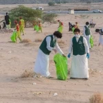 أمانة مكة تشارك المتطوعين في مبادرة بيئية لنظافة المتنزهات البرية 
