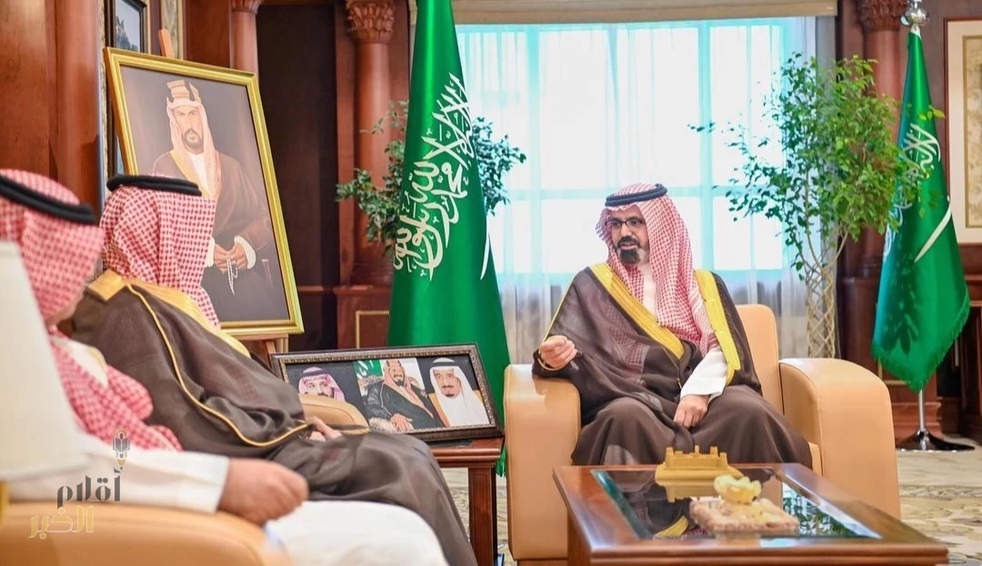 نائب أمير جازان يستقبل مدير عام التدريب التقني والمهني بالمنطقة