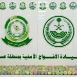 دوريات الأفواج الأمنية بمنطقة عسير تقبض على شخصين لترويجهما 31 كلجم من القات المخدر