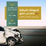 "هيئة الطرق" تكشف عن إحصائيات حوادث الحيوانات السائبة لعام 2025م
