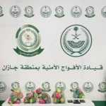 دوريات الأفواج الأمنية بمنطقة جازان تقبض على 4أشخاص لترويجهم 10كلجم من القات المخدر