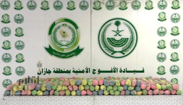 دوريات الأفواج الأمنية بمنطقة جازان تُحبط تهريب 116 كلجم من القات المخدر