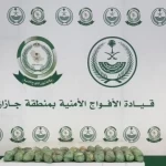 دوريات الأفواج الأمنية بمنطقة جازان تقبض على شخص لترويجه 9 كلجم من القات المخدر