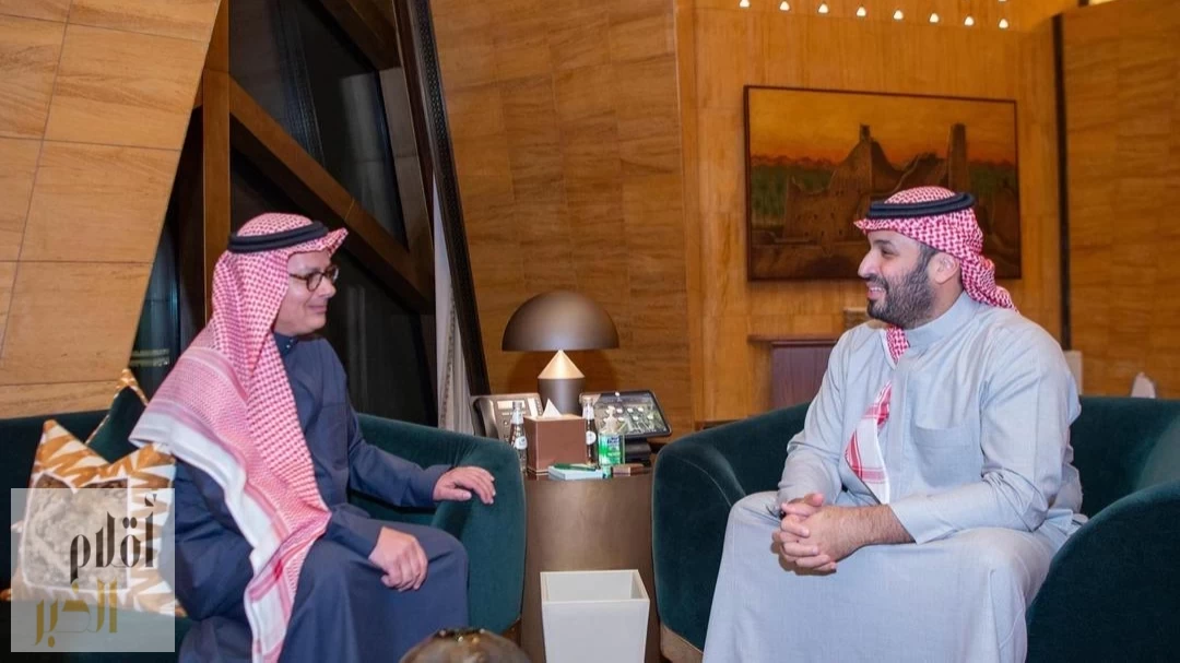 سمو ولي العهد يستقبل البروفيسور عمر ياغي بمناسبة فوزه بجائزة نوبل في الكيمياء لعام 2025