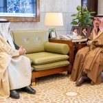أمير منطقة الرياض يستقبل سفير دولة الكويت لدى المملكة