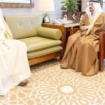 أمير منطقة الرياض يستقبل مُحافظ الغاط