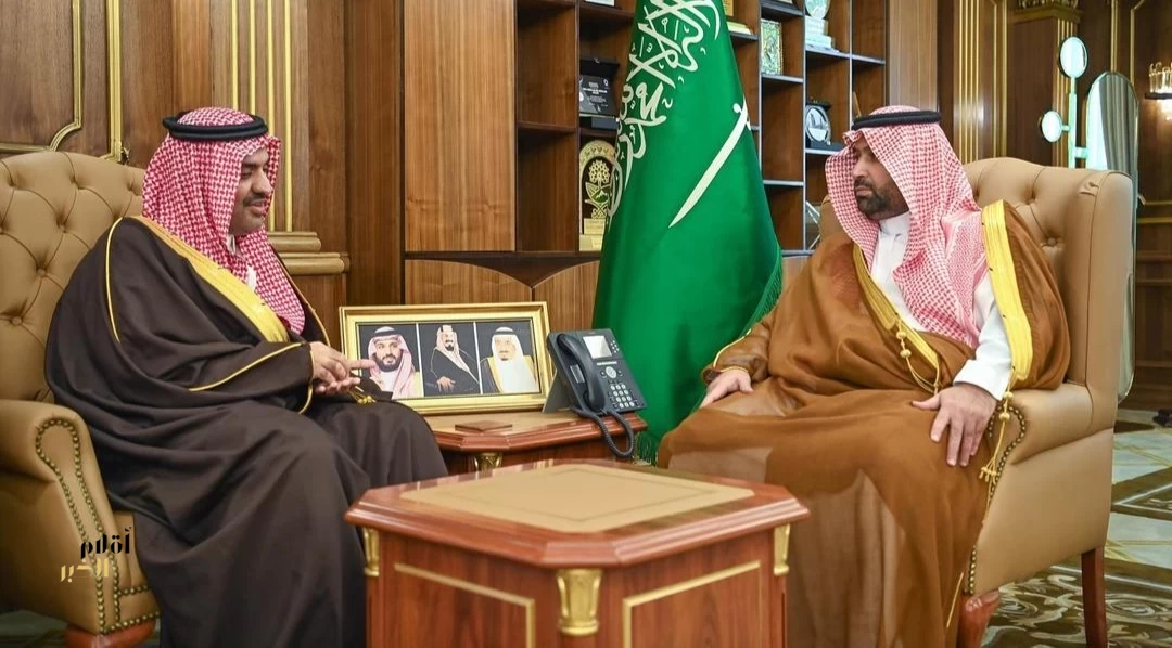 أمير منطقة جازان يستقبل المدير التنفيذي للمشاريع الخاصة بهيئة تطوير الدرعية