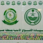 دوريات الأفواج الأمنية بمنطقة عسير تُحبط تهريب 100 كلجم من نبات القات المخدر