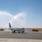 بدء تشغيل مطار الجوف الدولي الجديد واستقبال أولى رحلاته