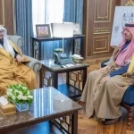 أمير الحدود الشمالية يستقبل رئيس المحكمة الإدارية بالمنطقة