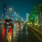 أمطار على العاصمة الرياض