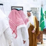 نائب أمير منطقة الرياض يستقبل وكيل الإمارة ومنسوبيها المهنئين بعيد الفطر