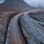 أمطار وتساقط للثلوج على منطقة تبوك