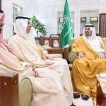 نائب أمير منطقة الرياض يستقبل الرئيس التنفيذي لهيئة الإذاعة والتلفزيون