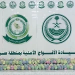 دوريات الأفواج الأمنية بمنطقة عسير تُحبط تهريب 44 كلجم من نبات القات المخدر