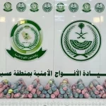 دوريات الأفواج الأمنية بمنطقة عسير تقبض على شخص لترويجه 36 كلجم من القات المخدر