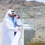 مدير بيئة القنفذة يقف على سد وادي قنونا