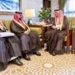 أمير منطقة الرياض يستقبل المدير العام لفرع وزارة النقل والخدمات اللوجستية بالمنطقة