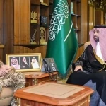 أمير منطقة جازان يستقبل المدير العام للمجاهدين