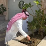 مكتب وزارة البيئة والمياه والزراعة ينفّذ مبادرة تهيئة أحواض مكتب وزارة البيئة بالعاصمة المقدسة 