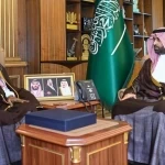 أمير منطقة جازان يستقبل رئيس جامعة جازان