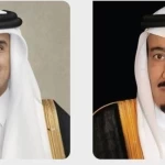 خادم الحرمين الشريفين يعزي أمير دولة قطر في وفاة صاحب السمو الشيخ حمد بن خليفة آل ثاني أمير دولة قطر السابق