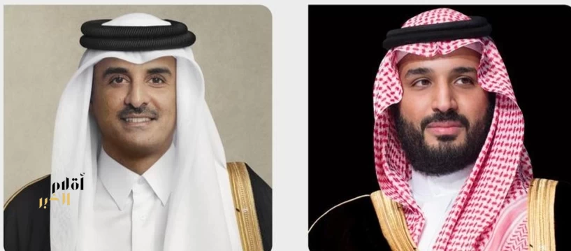 سمو ولي العهد يعزي أمير دولة قطر في وفاة صاحب السمو الشيخ حمد بن خليفة آل ثاني أمير دولة قطر السابق