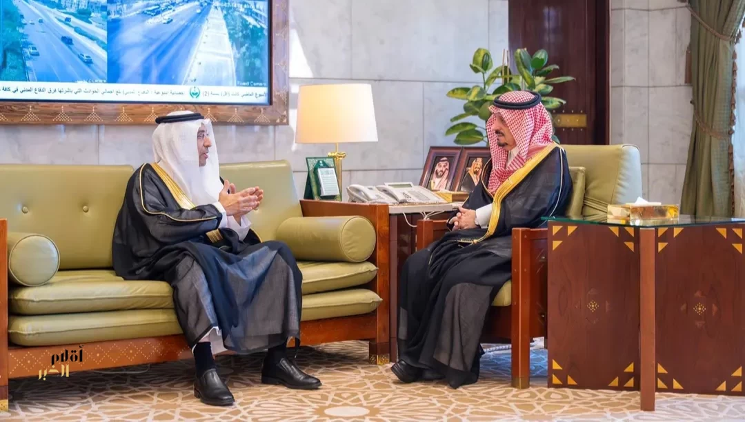 أمير منطقة الرياض يستقبل رئيس الهيئة السعودية للمياه