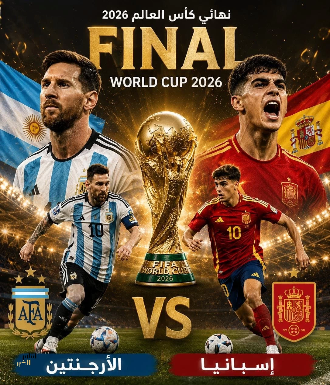 إسبانيا والأرجنتين.. صراع المجد العالمي يتجدد في نهائي مونديال 2026