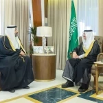 أمير المنطقة الشرقية يستقبل نائب الرئيس التنفيذي لقطاع الأعمال في بنك التنمية الاجتماعية