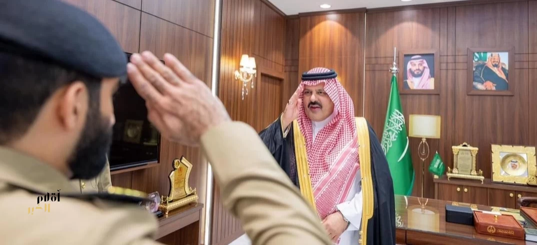 أمير حائل يستقبل قائد قوة أمن المنشآت بالمنطقة