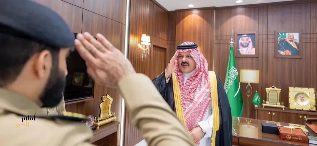 أمير حائل يستقبل قائد قوة أمن المنشآت بالمنطقة