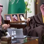 محافظ الخرج يستقبل مدير المركز الوطني لتنمية الغطاء النباتي ومكافحة التصحر بمنطقة الرياض